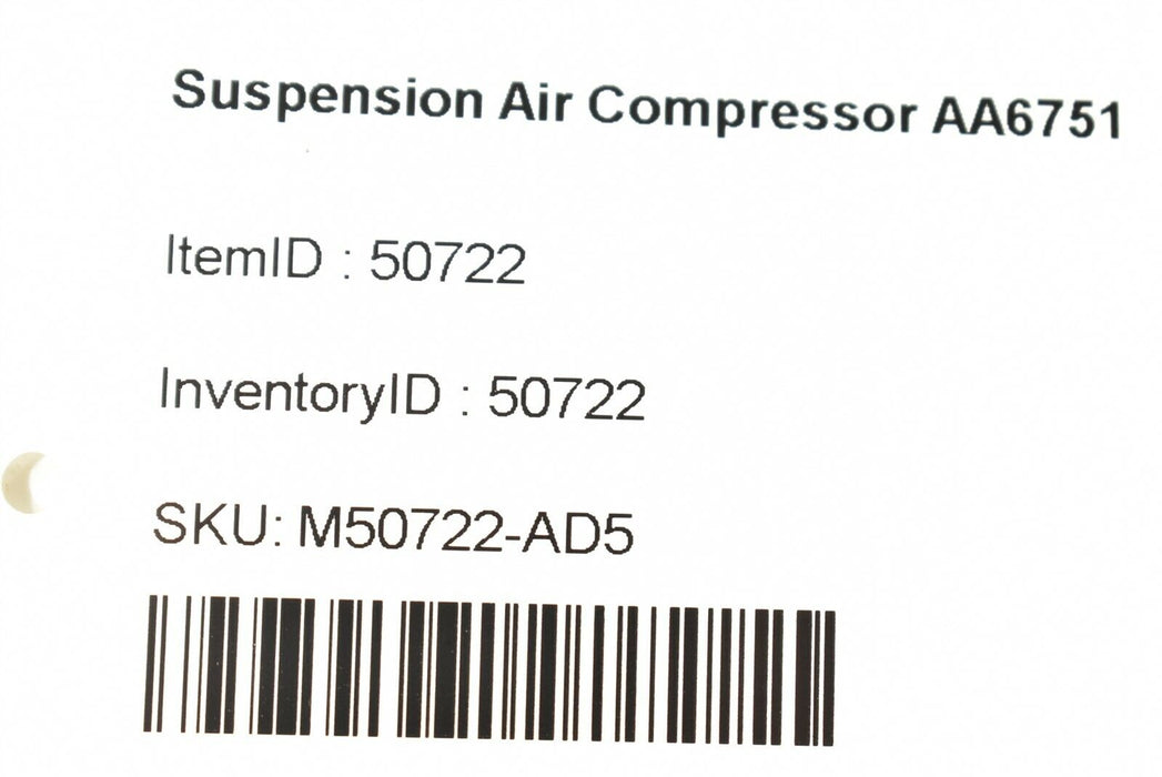 03-04 Mercury Marauder Suspension Air Compressor 4W33-3B484-Aa Aa6751
