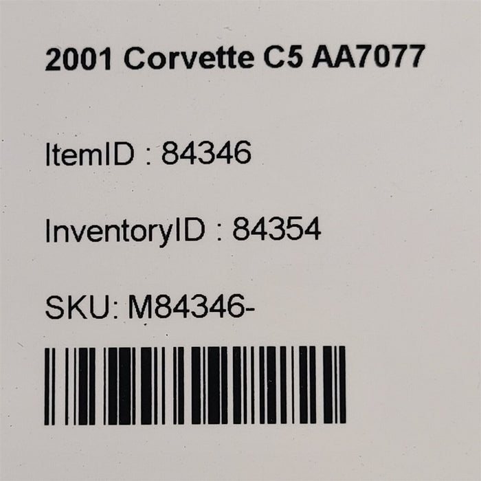 01-04 Corvette C5 Getrag Rear Differential 3 Rib Assembly 2.73 Ratio Aa7077