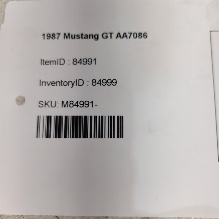 87-93 Mustang Gt Antenna Aa7086