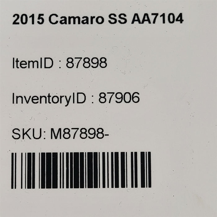 14-15 Camaro Ss Under Hood Fuse Box Engine Bay Fuse Box Block Aa7104