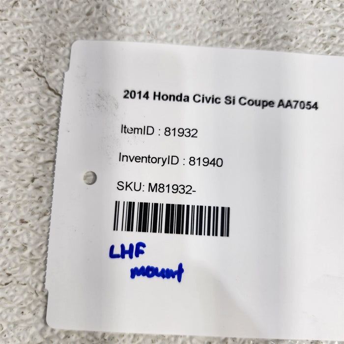 12-15 Honda Civic Si Coupe Motor Mount 2.4L K24Z7 AA7054