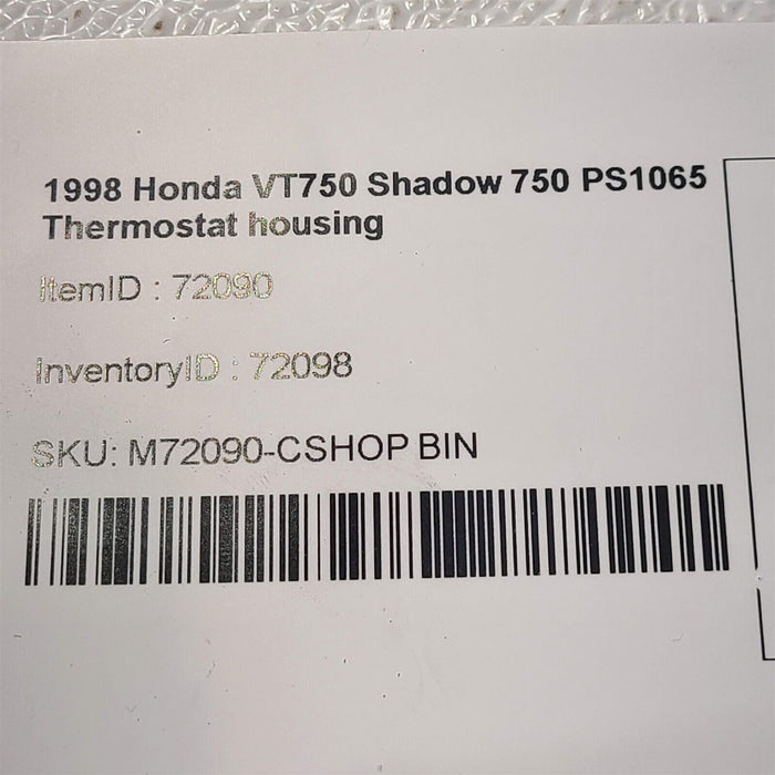 98-03 Honda Vt750 Shadow 750 Thermostat Housing PS1065
