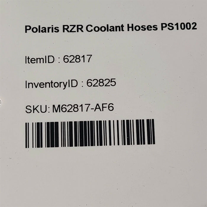 2021 Polaris RZR XP 1000 Coolant Hoses Pipe Pipes PS1002