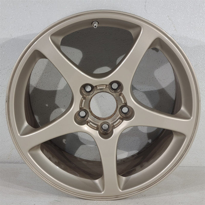 2003 Corvette C5 Polished Rear Wheel Oem 18X9.5 Tan Aa7134