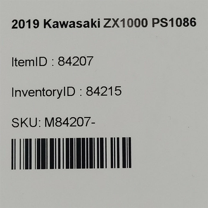 2019 Kawasaki Ninja Zx1000 W Cooalnt Hose Tube Fil Filler Ps1086