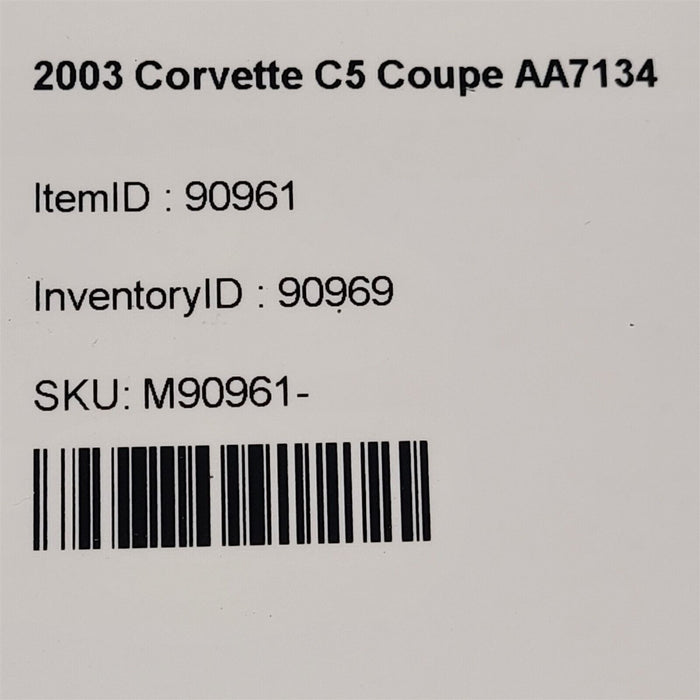 01-04 Corvette C5 Rear Shocks Pair Fe2 Magnetic Ride Aa7134