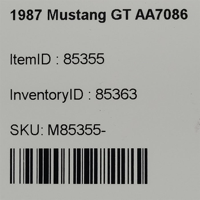 87-93 Mustang 5.0L Ignition Coil With Bracket Aa7086