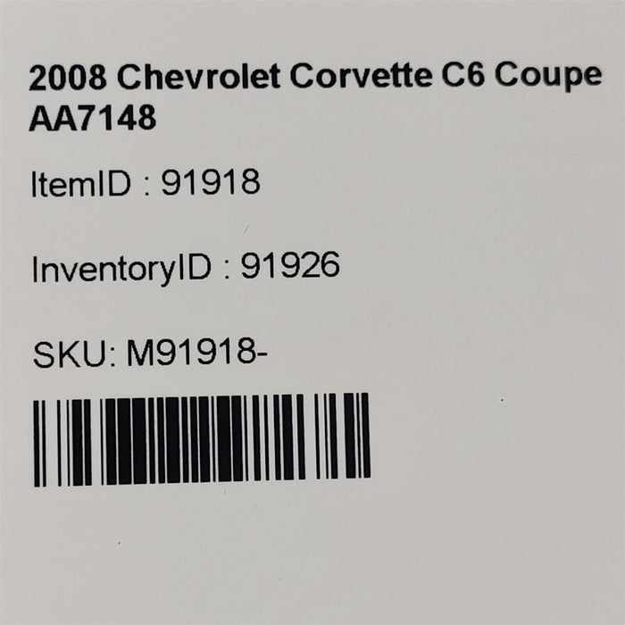 06-07 Corvette C6 6L80E Automatic Transmission Torque Converter Aa7148 Reman