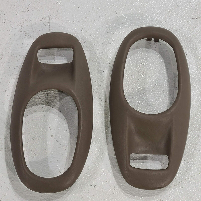 97-04 Corvette C5 Interior Door Handle Trim Bezel Set Oem Pair Shale AA6932