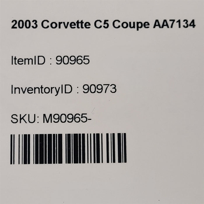 97-04 Corvette C5 Manual Bellhousing Bell Housing 12554980 Oem Aa7134