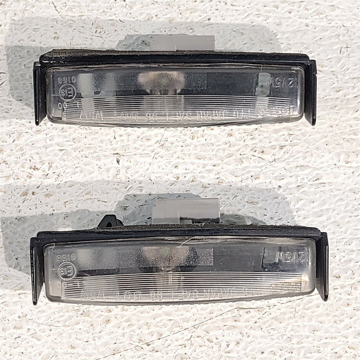 98-05 Lexus GS300 License Plate Lamp Housings (2) Pair Oem AA7050