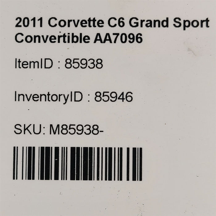05-13 Corvette C6 Ash Tray Insert Aa7096