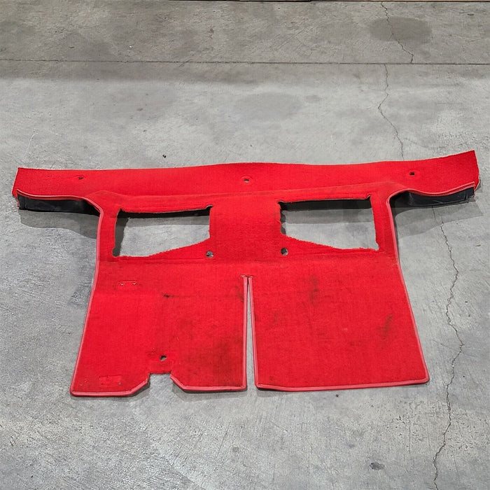 94-96 Corvette C4 Convertible Rear Trunk Area Carpet Torch Red AA7059