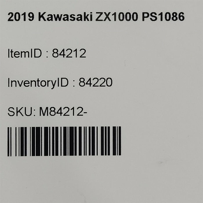 2019 Kawasaki Ninja Zx1000 W Hub Sproket Cush Drive Ps1086