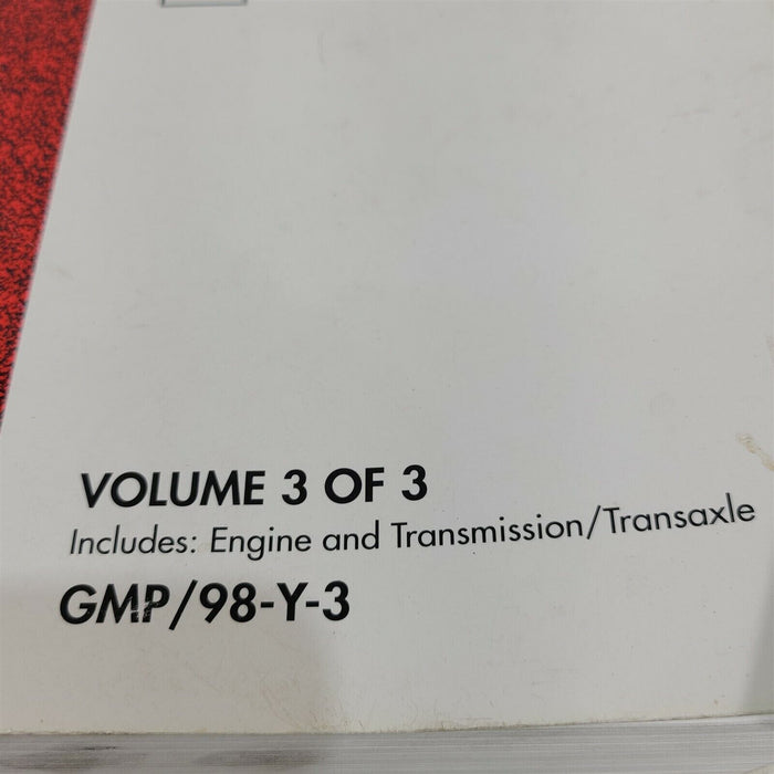 1998 Corvette C5 Owners Service Manual Manuals Books Aa7097
