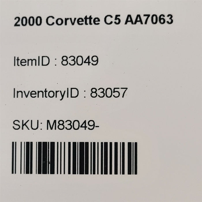 97-04 Corvette C5 Passenger Side Door Window Regulator Glass Rh AA7063
