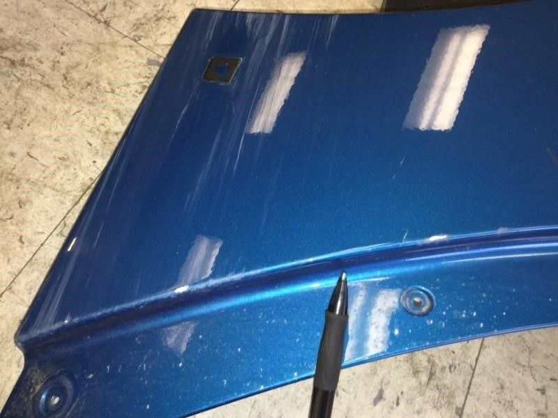 05-13 CORVETTE C6 PASSENGER COUPE QUARTER PANEL HATCHBACK JETSTREAM BLUE