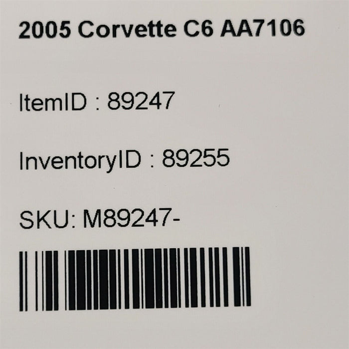 05-13 Corvette C6 Radiator Ac Condenser Air Conditioning Aa7106
