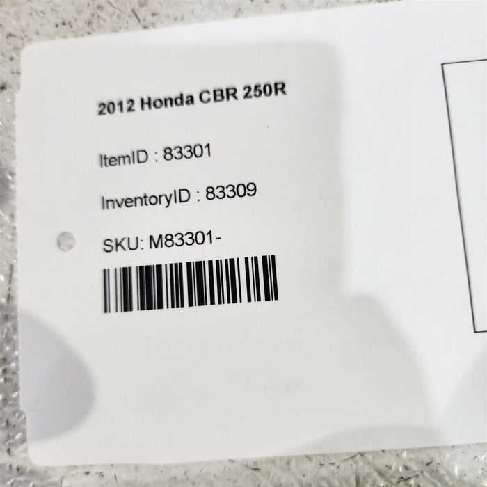 11-13 Honda Cbr 250R Front Wheel Bolt Axle Ps1083