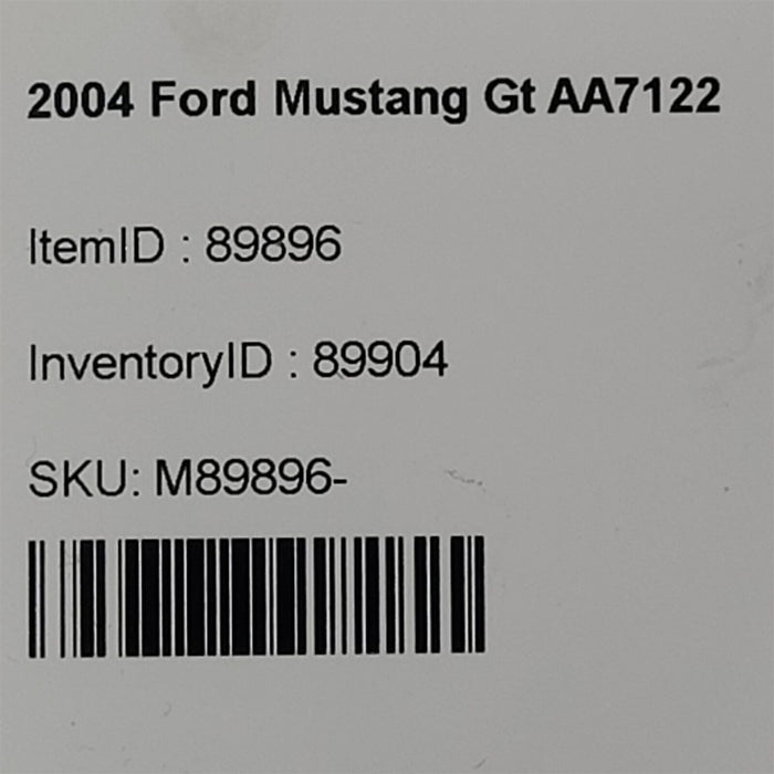 99-04 Mustang Transmission Crossmember Mounting Hardware Bolts Aa7122