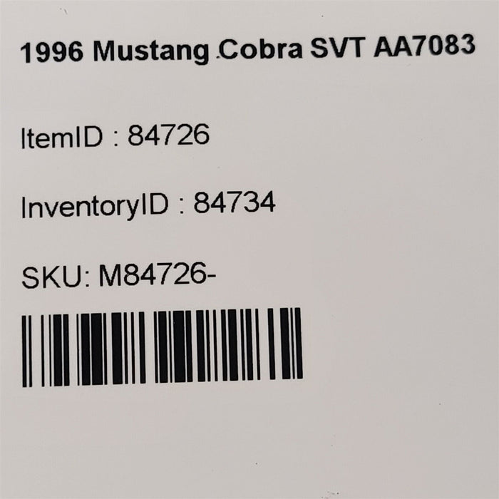 96-98 Mustang Cobra Svt Clutch Fork 4.6L Dohc 4V 32V Aa7083