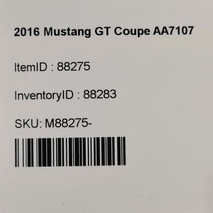 15-17 Mustang Gt Center Console Insert Trim  Fr3B-63045P04-A Aa7107