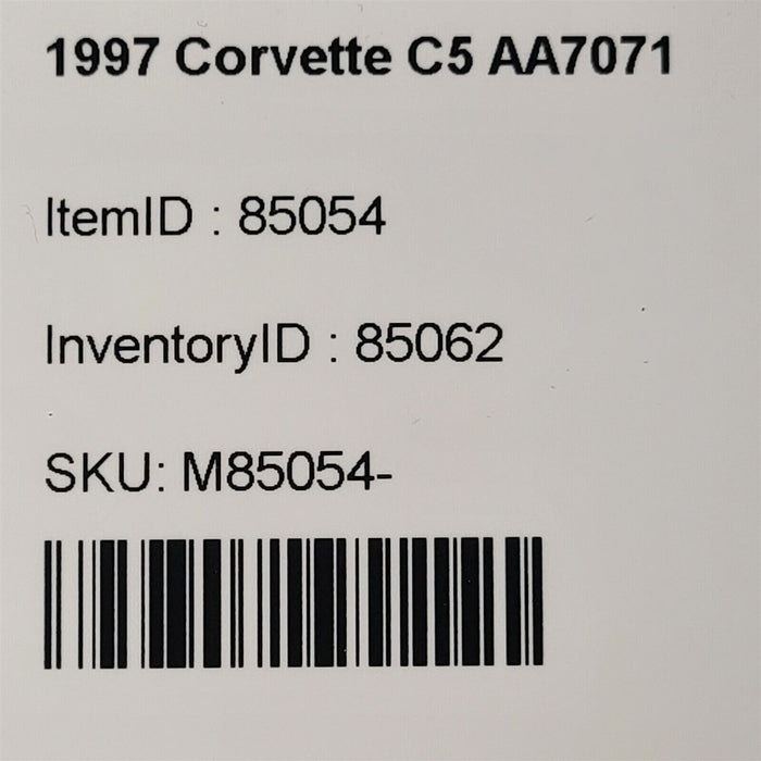 97-04 Corvette C5 Passenger Power Seat Switch Bezel Housing AA7071