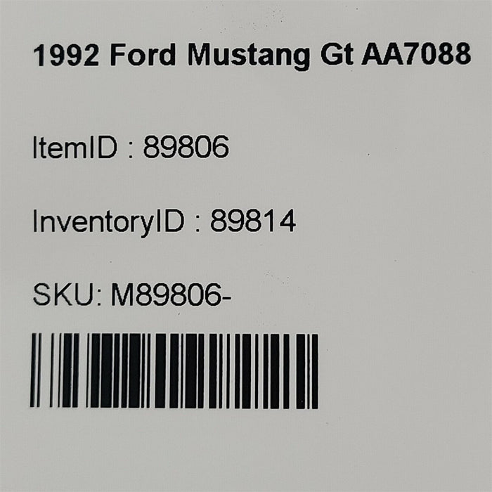 87-93 Mustang 5.0L Ignition Coil With Bracket Aa7088