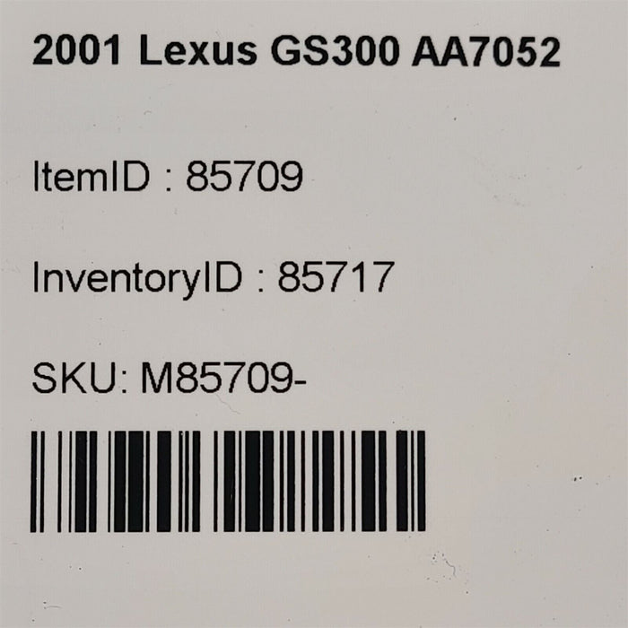 98-05 Lexus Gs300 6 Spoke Wheel 16X7.5 Rim Oem Aa7052