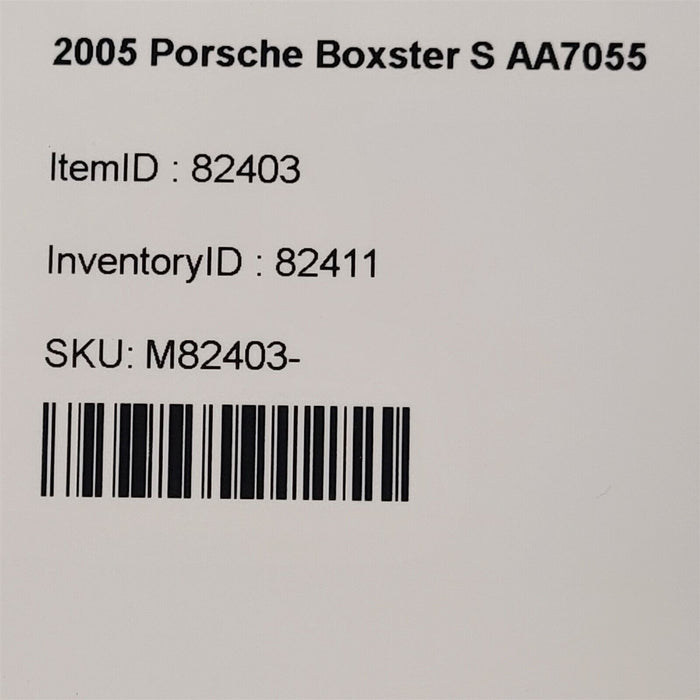 05-08 Porsche Boxster S ABS Antilock Brake Pump Module AA7055