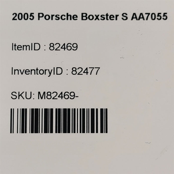 05-08 Porsche Boxster S Anti Theft Locking Immobilizer Module 99761817209 AA7055