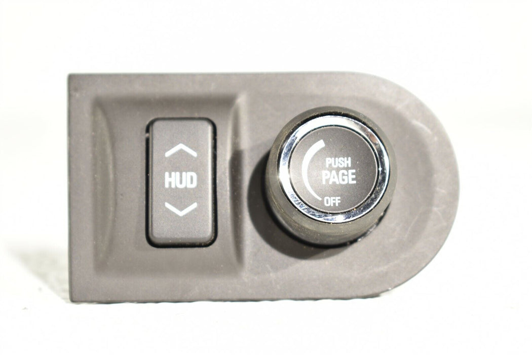 13-15 Camaro Ss Hud Control Switch Control Button Aa6778