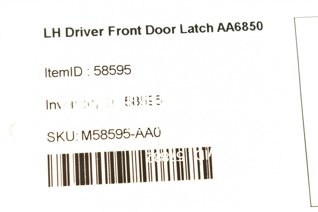 03-06 Escalade Door Latch Lock LH Driver Front Lock AA6850