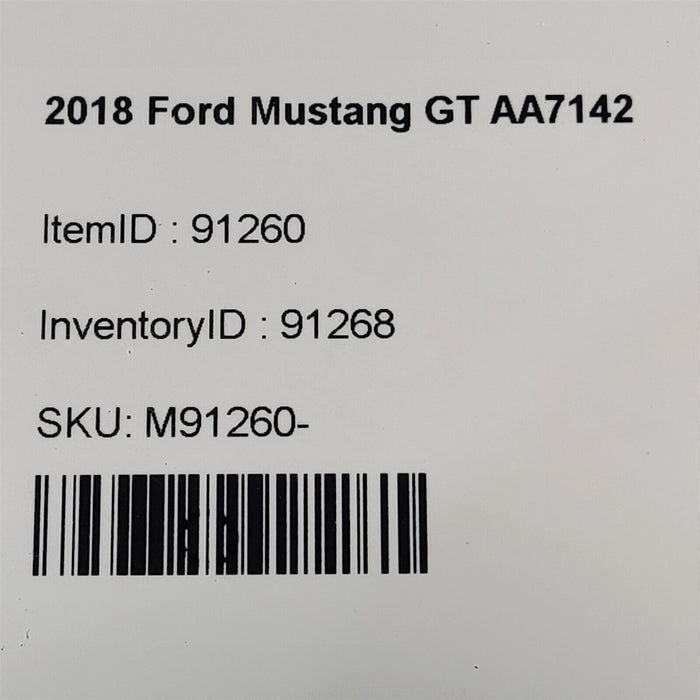 15-22 Mustang Gt Passenger Window Regulator Aa7142