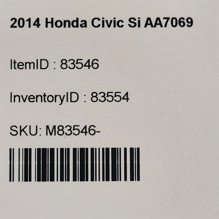 12-15 Honda Civic Si Gas Accelerator Pedal AA7069