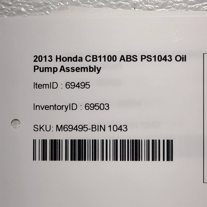 2013 Honda CB1100 ABS Oil Pump Assembly PS1043