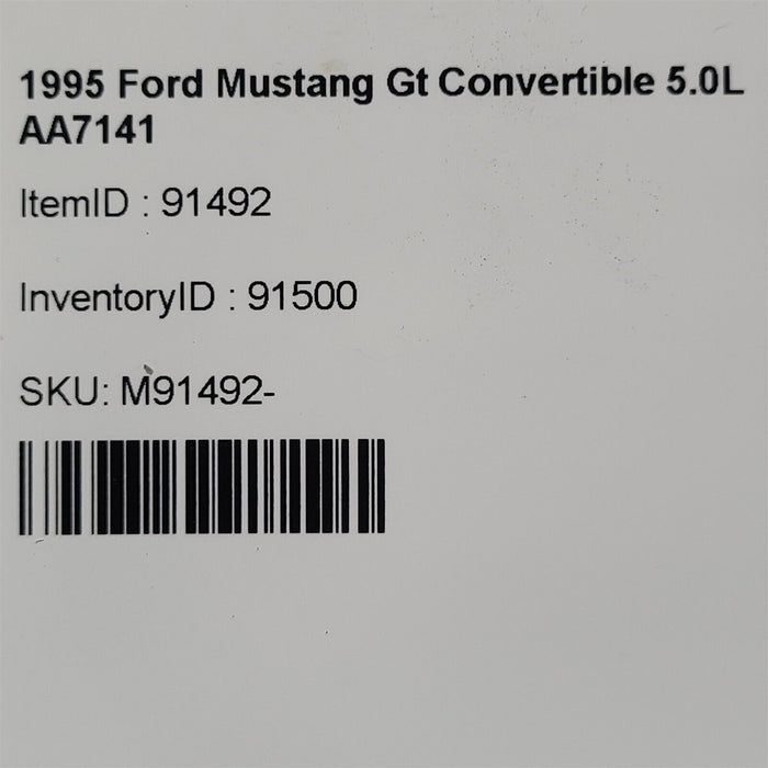94-95 Mustang Gt Brake Proportioning Valve Oem Aa7141