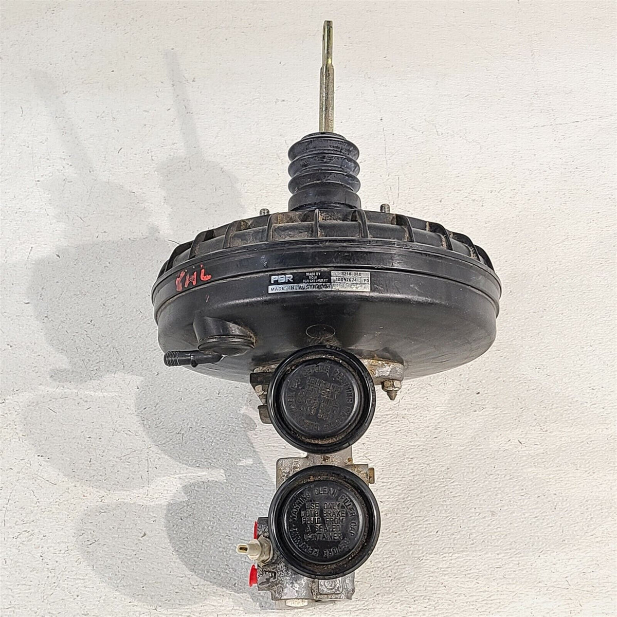 9091 Corvette C4 Pbr Brake Booster Master Cylinder Oem Aa7113