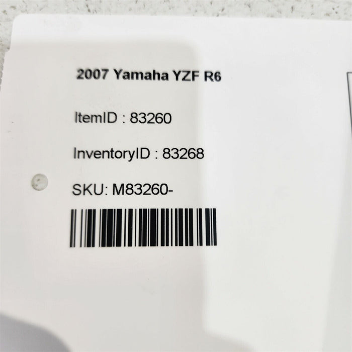 06-07 Yamaha Yzf R6 Rear Swing Arm Pivot Bolt Ps1082