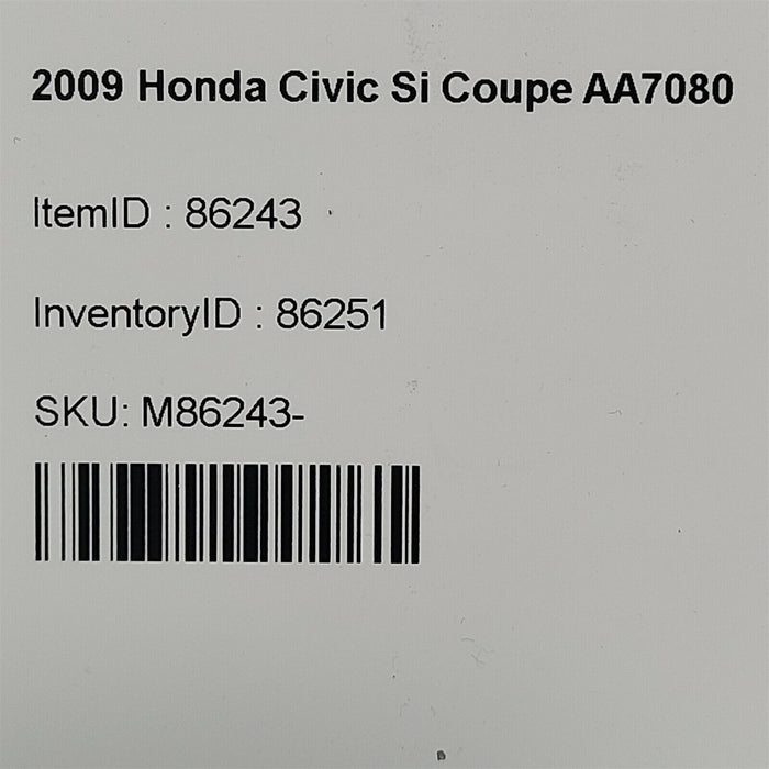 06-11 Honda Civic Si Coupe Random Bolts Nuts Washers Hardware Oem Aa7080