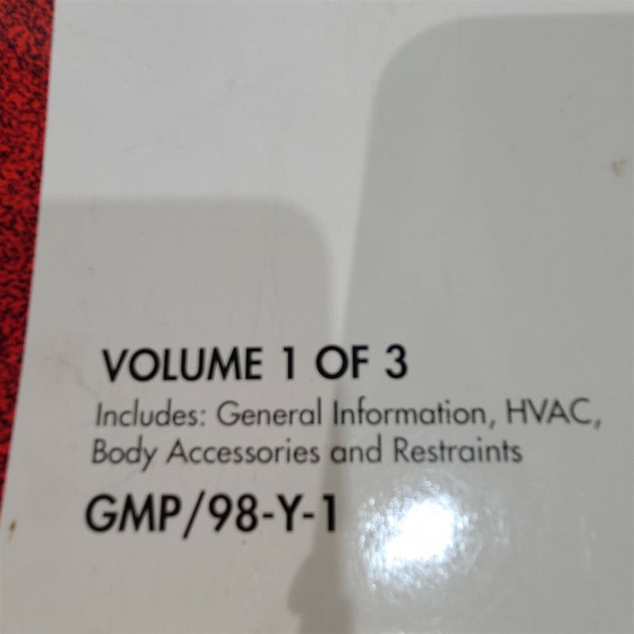 1998 Corvette C5 Owners Service Manual Manuals Books Aa7097