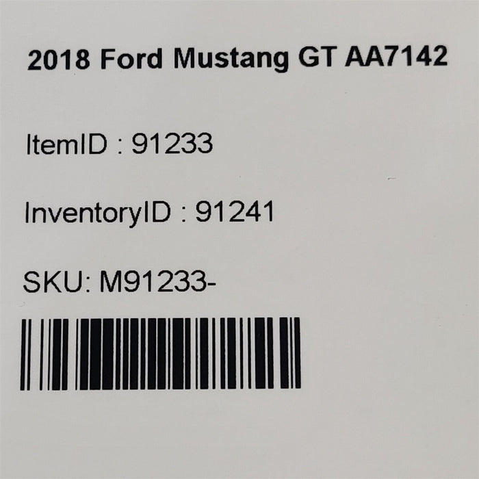 15-22 Mustang Gt Park Brake Boot Cover Trim Aa7142
