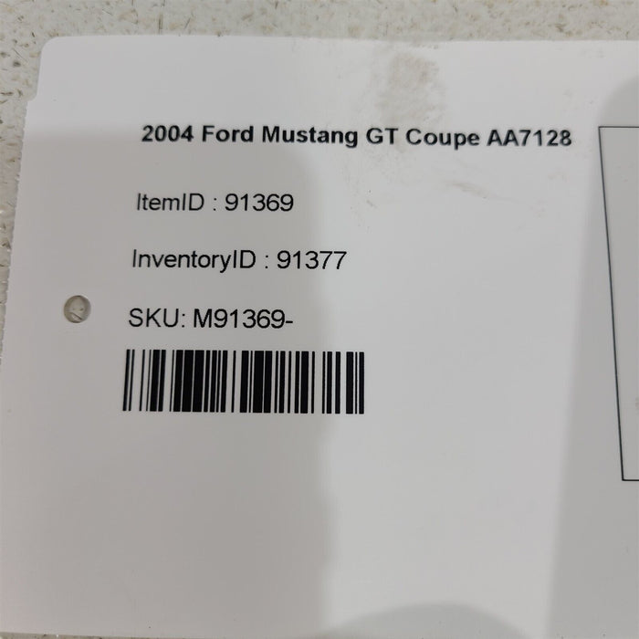 99-04 Mustang Gt Front Crank Pulley 4.6L Sohc Aa7128