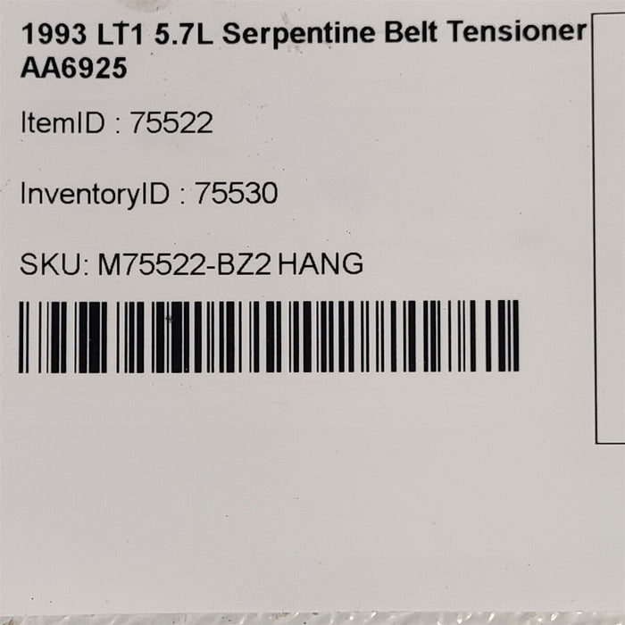 92-96 Corvette C4 Serpentine Belt Tensioner AA6925