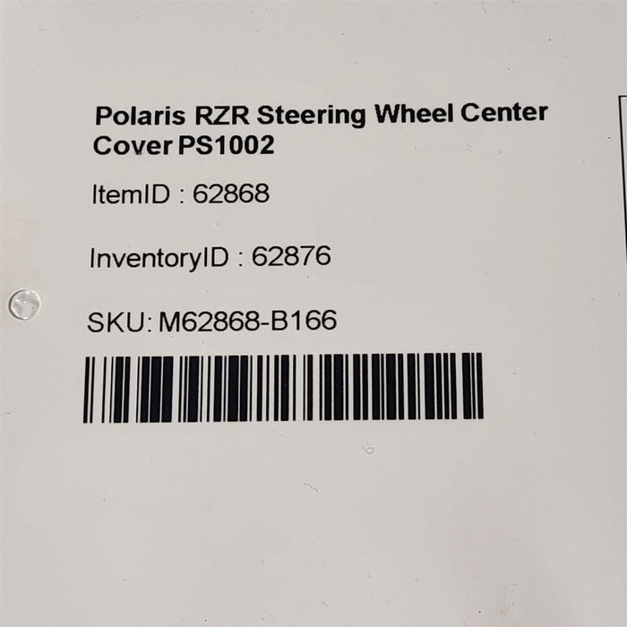 2021 Polaris RZR XP 1000 Steering Wheel Center Cover 19-21 PS1002