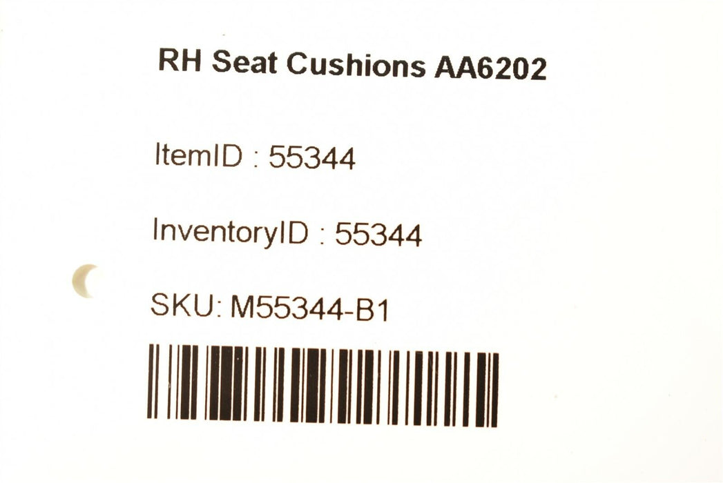 97-04 Corvette C5 Firethorn RH Seat Cushion Passenger Upper AA6202