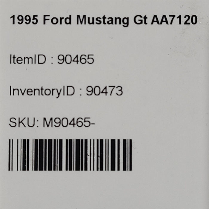 94-98 Mustang Door Speakers Oem Factory Pair Aa7120