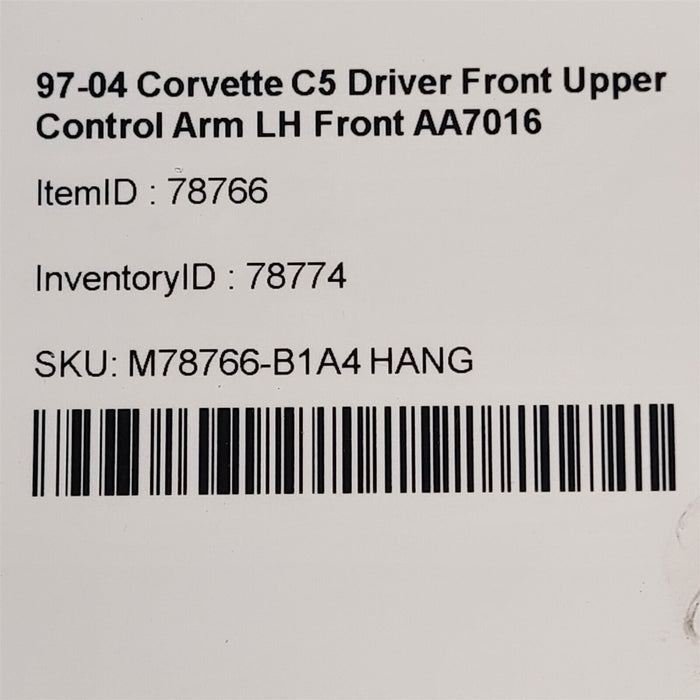 97-04 Corvette C5 Driver Front Upper Control Arm LH Front AA7016