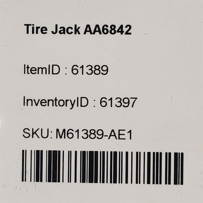 2004 Jaguar X-type Spare Tire Jack Lug Wrench AA6842