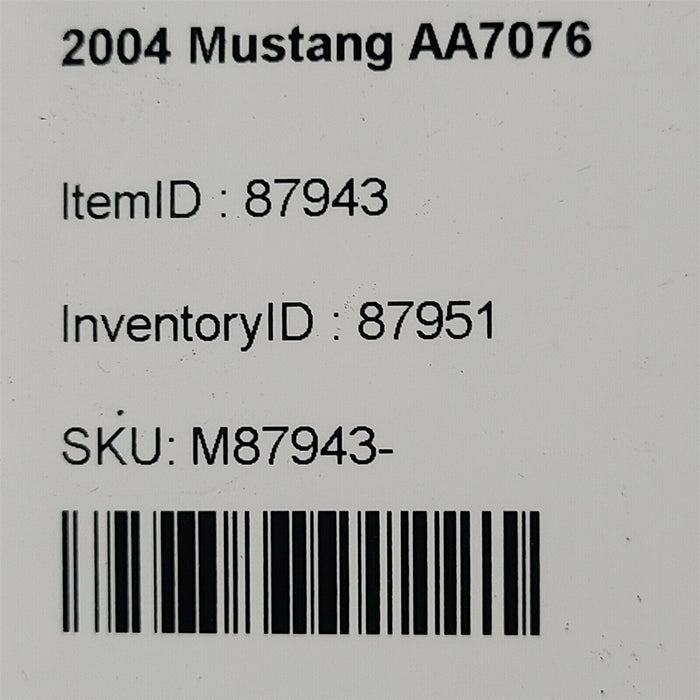 99-04 Mustang Cobra Front Coil Spring Isolators Rubber Pads Aa7076